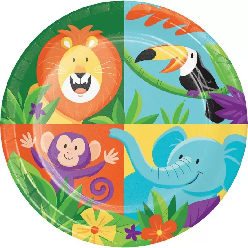 KIT N 43 - SAVANA COORDINATO COMPLEANNO BAMBINI