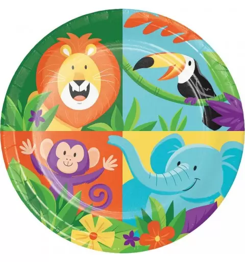 KIT N 43 - SAVANA COORDINATO COMPLEANNO BAMBINI