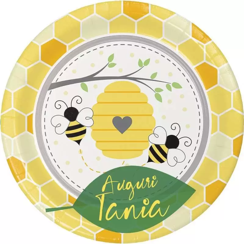 Cialda ape bee per torte personalizzabile