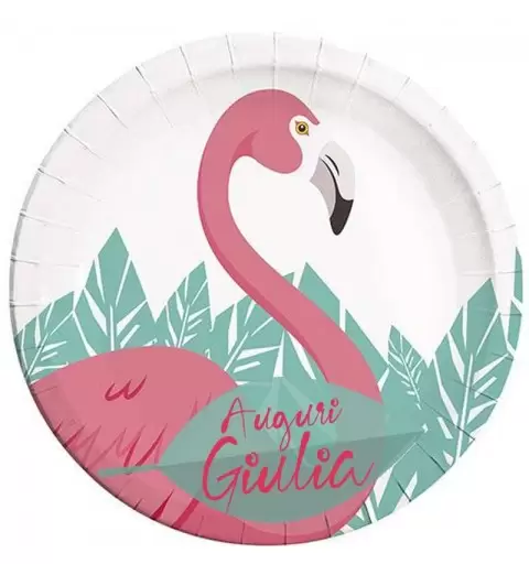 Cialda fenicottero flamingo rosa per torta