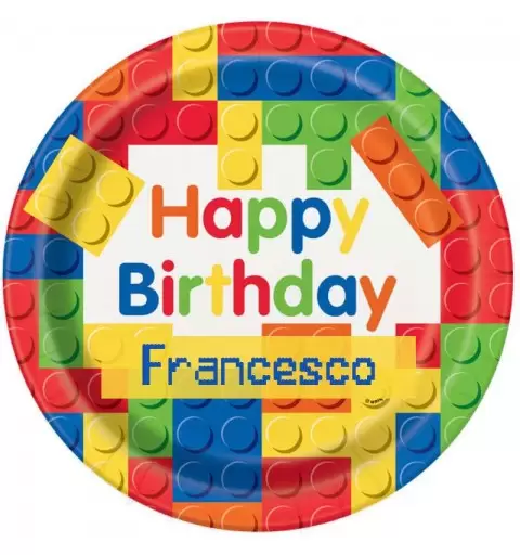 Cialda Lego new personalizzabile per torte di compleanno