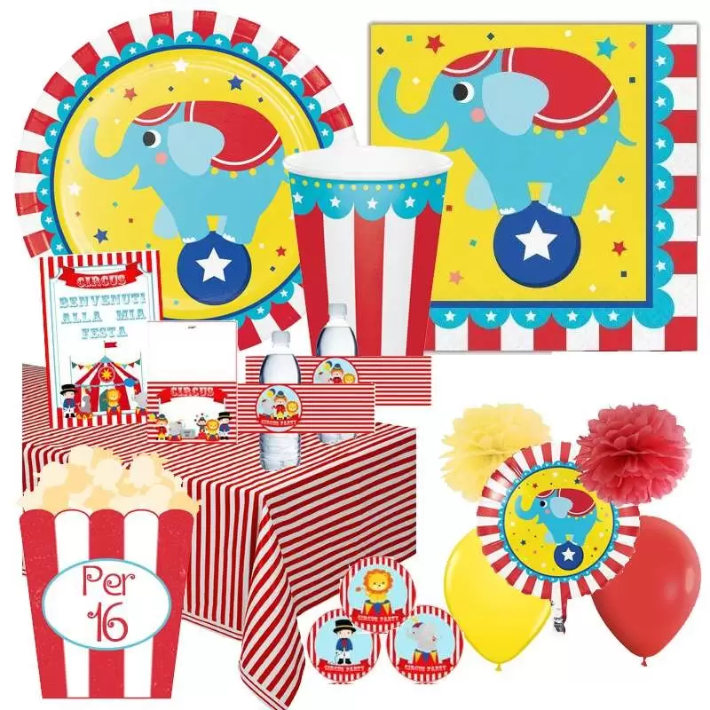 Kit n.70 circo con festa di carta