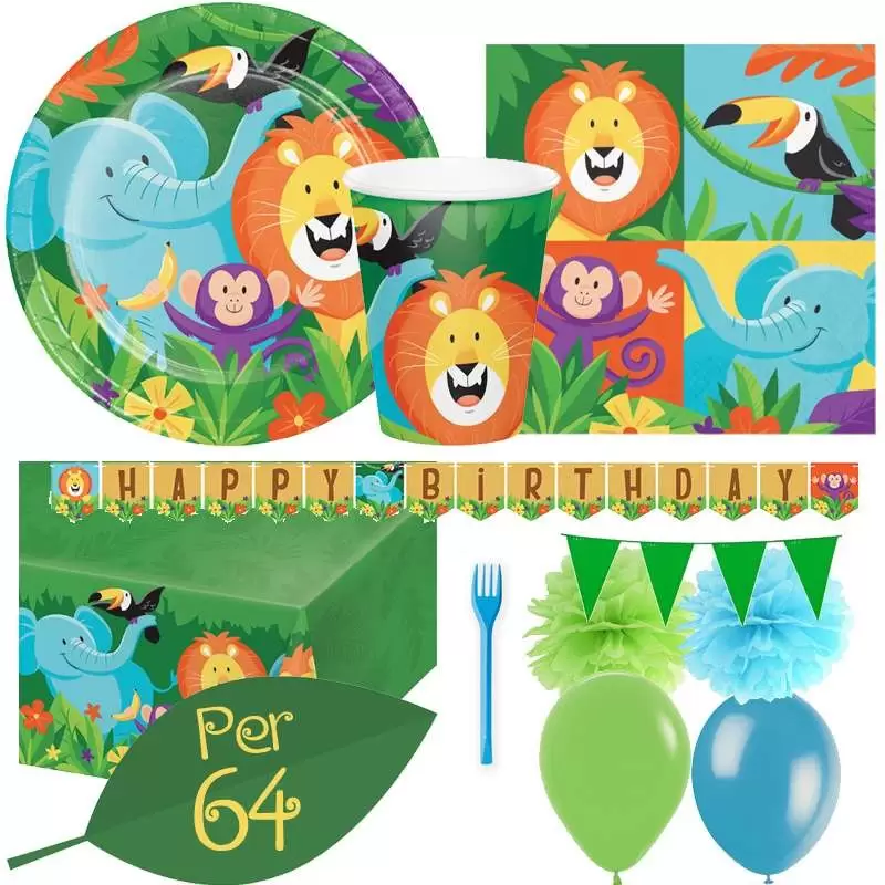 Kit n.64 savana - completo tavola per 64 persone