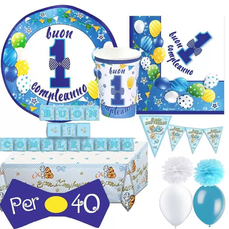 Kit n.46 un anno papillon celeste