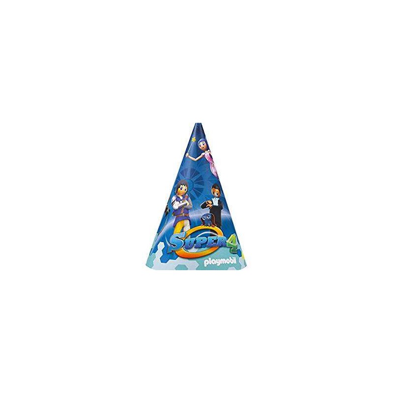 Cappellini cono Playmobil super 4 - 8 pz