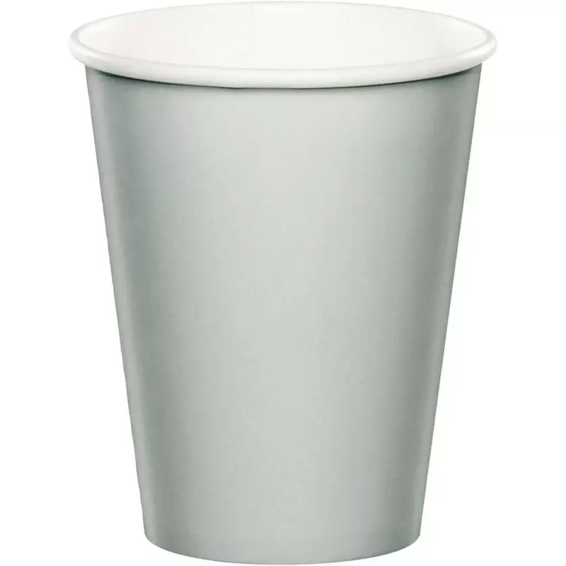 Bicchieri argento shimmering silver - 8 pz