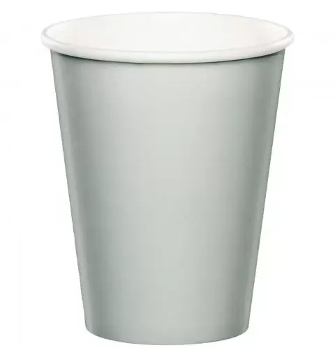 Bicchieri argento shimmering silver - 8 pz