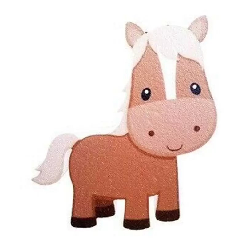 Cavallo di polistirolo centrotavola