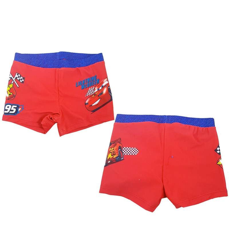 Costume boxer cars rosso per bambino