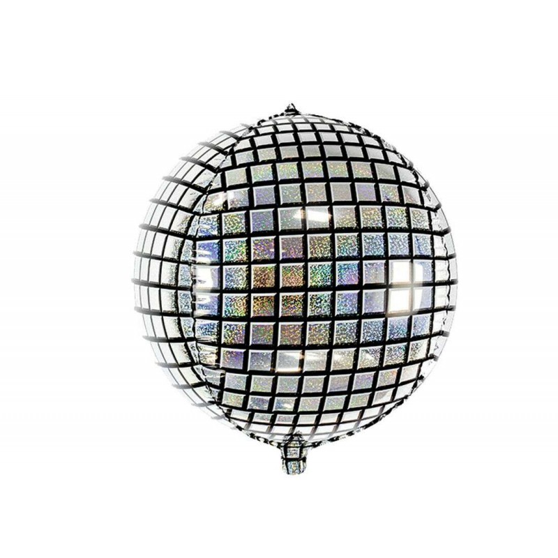 Palloncino foil strobosfera - palla specchiata discoteca