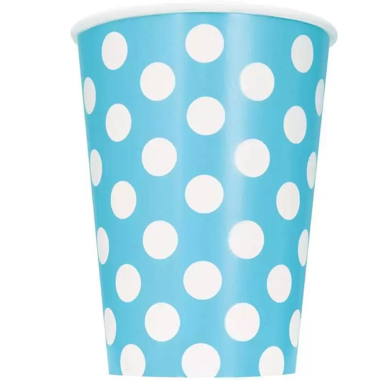Piatti pois celeste unique - 6 pz