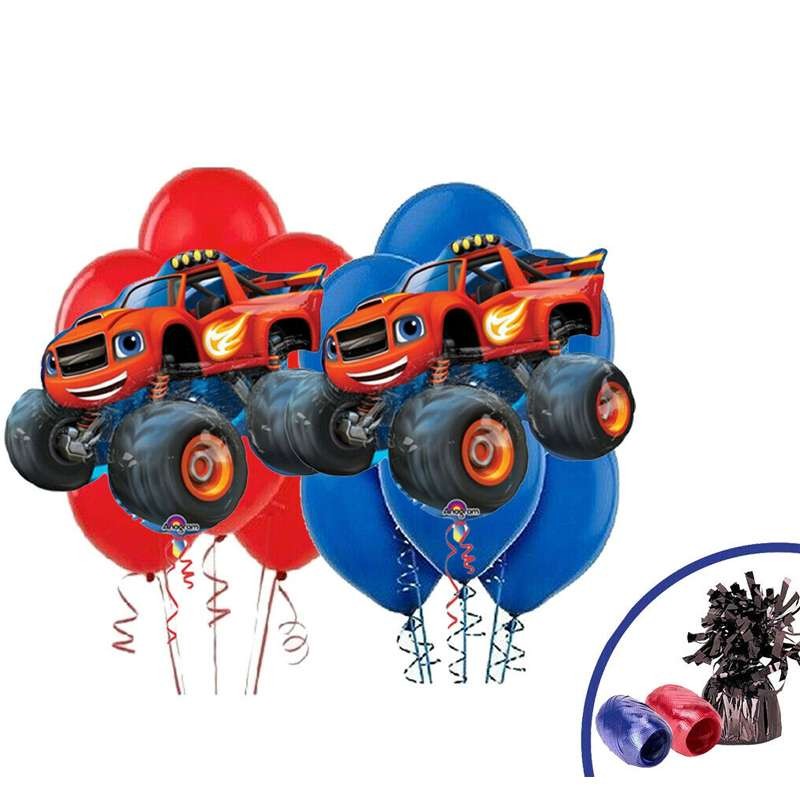 Bouquet di palloncini n.11 Blaze e le mega macchine