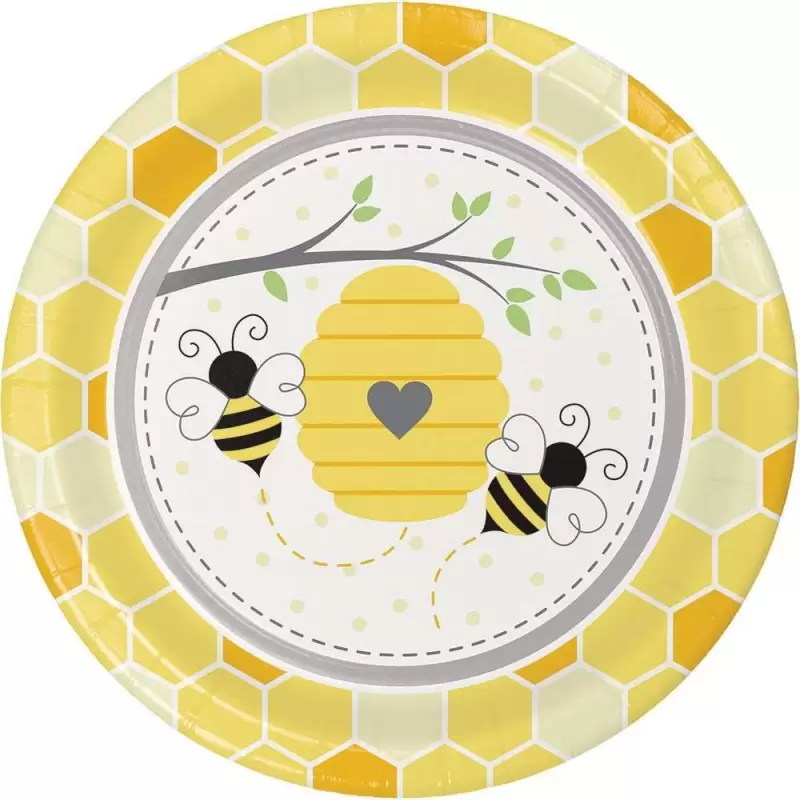 Kit n.42 ape busy bee - coordinato festa a tema