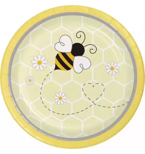 Kit n.42 ape busy bee - coordinato festa a tema