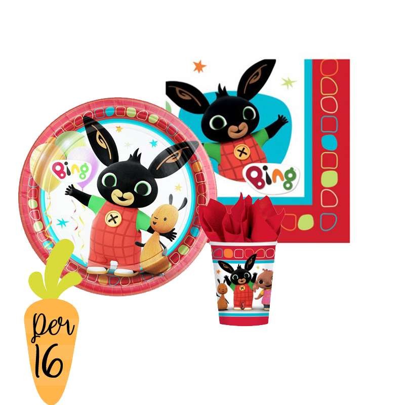 Kit n.2 Bing - accessori festa coniglietto nero