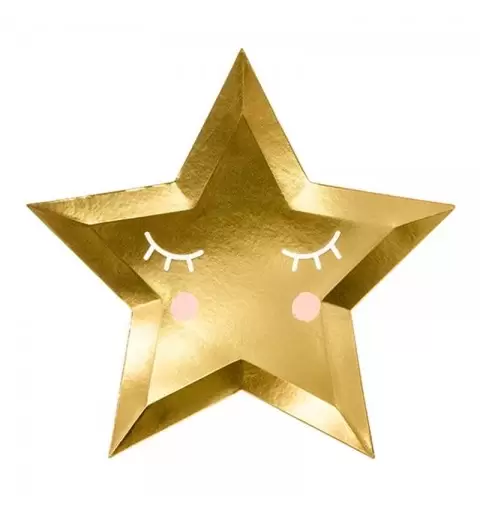 Kit n.6 little star and moon - luna nuvola e stelle