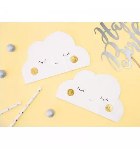 Kit n.6 little star and moon - luna nuvola e stelle