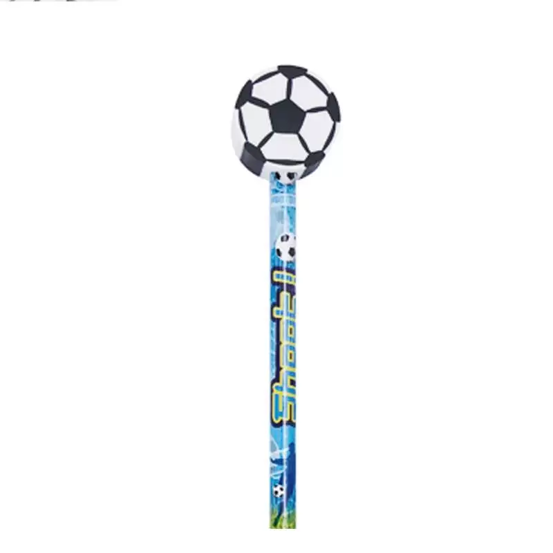 Matita calcio con gomma pallone