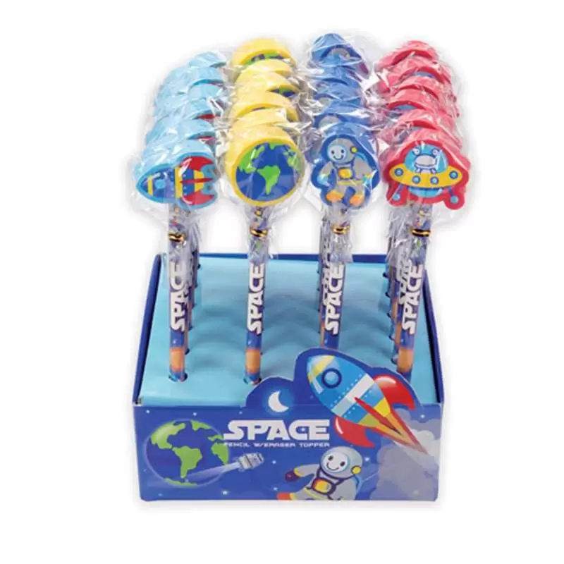 Matite space party tema spazio - 8 pz