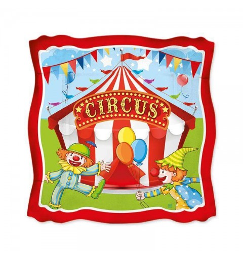 Kit n.72 circus party - con set di carta circo