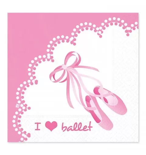 Kit n.72 I love ballet - con festa di carta