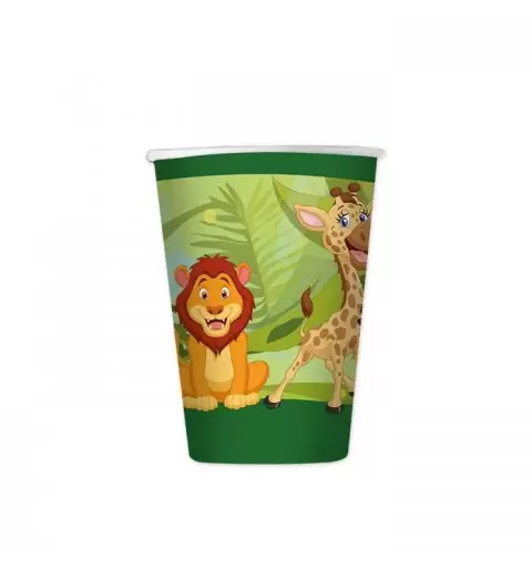 Kit n.72 animali della giungla - con set di carta
