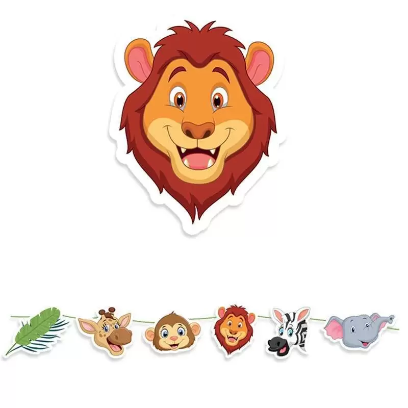 Kit n.72 animali della giungla - con set di carta