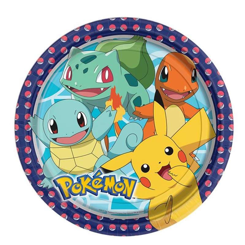 Kit n.3 Pokémon addobbi tavola per 40 bambini