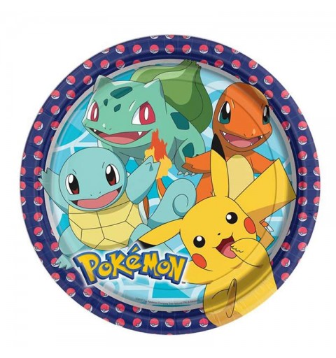 Kit n.3 Pokémon addobbi tavola per 40 bambini