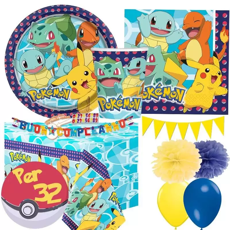 Kit n.46 Pokémon - completo per la tavola