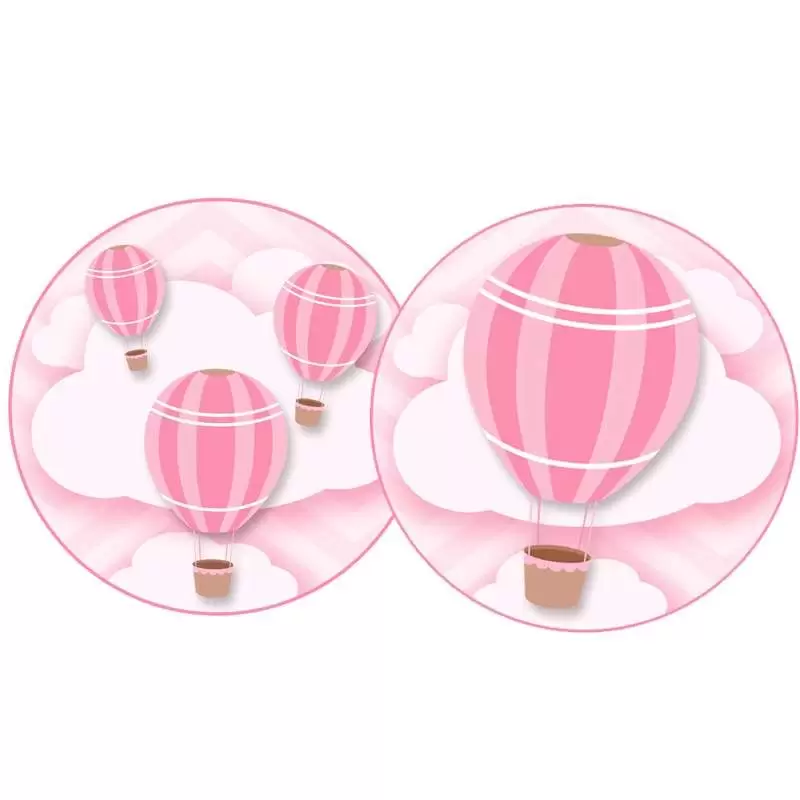 desivi tondi mongolfiera rosa