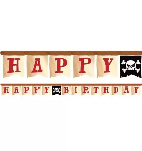 KIT N.27 PIRATI NERO – COORDINATO FESTA A TEMA