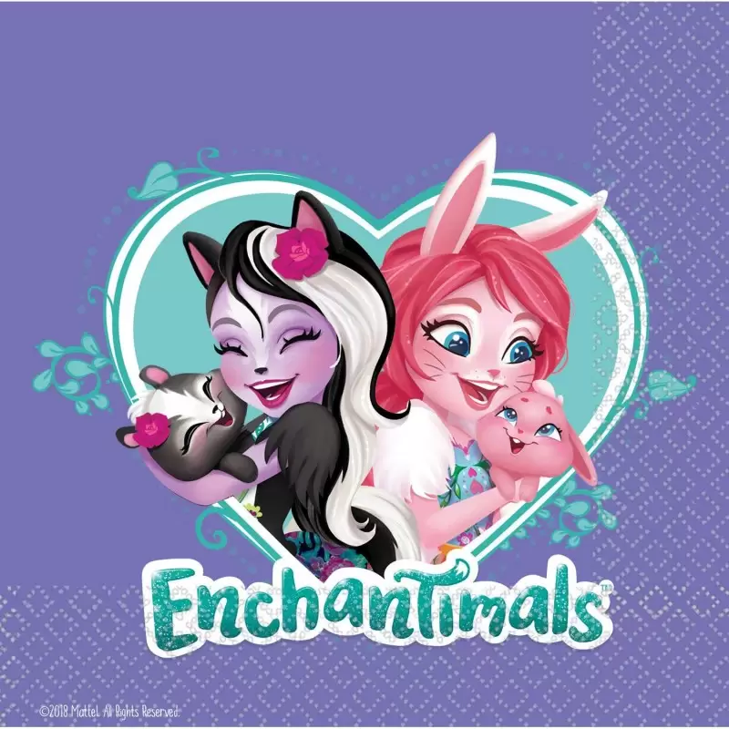Tovaglioli enchantimal - 16 pz