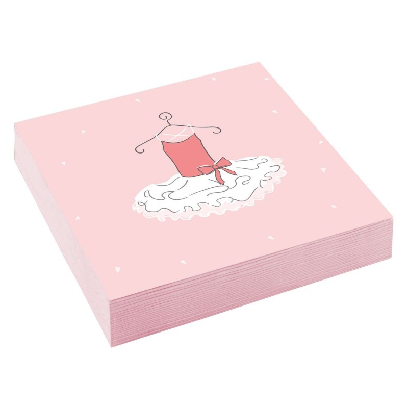 Kit n.3 piccola ballerina little dancer - coordinato festa