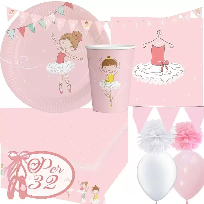 Kit n.46 piccola ballerina - completo per il compleanno