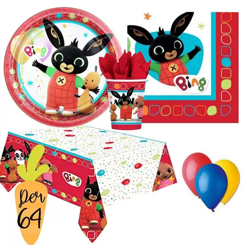 Kit n.4 Bing coordinato tavola compleanno