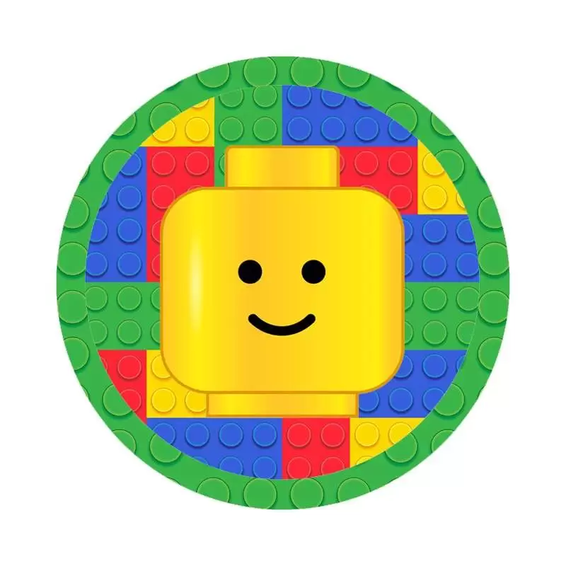 Festa di carta Lego Block party - etichette e adesivi