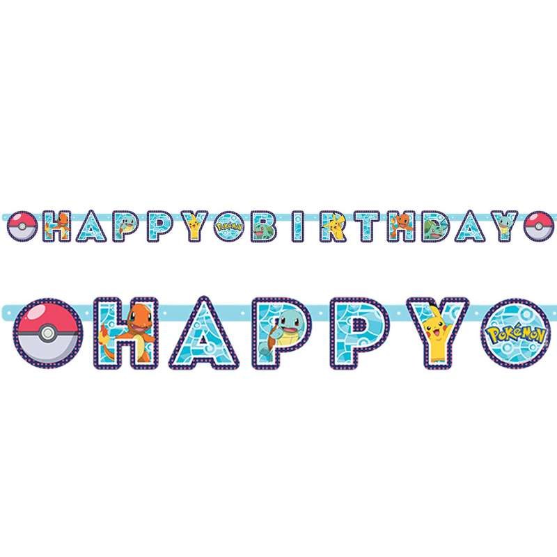 Ghirlanda Pokémon happy birthday