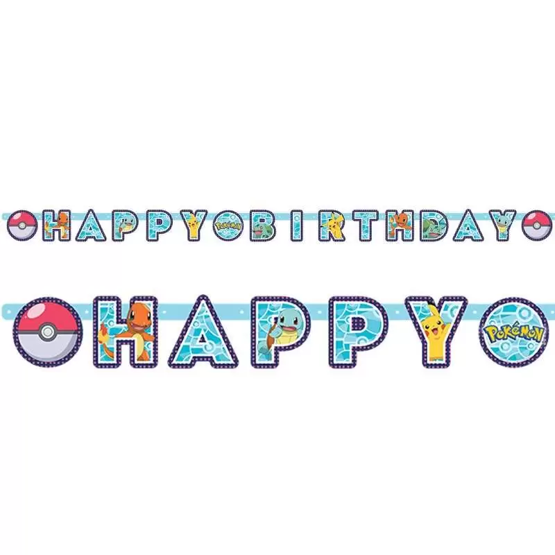 Ghirlanda Pokémon happy birthday