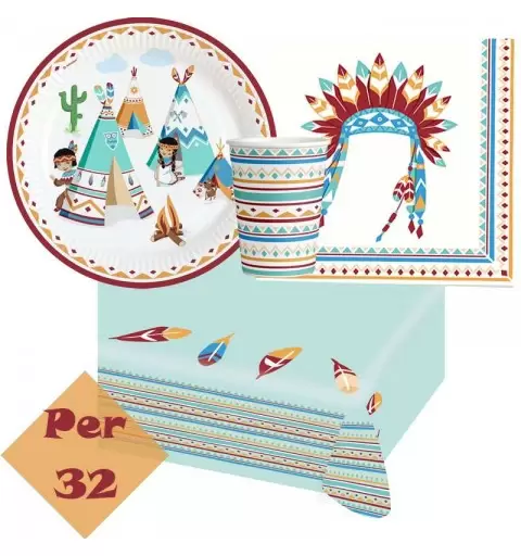 Kit n.16 tepee e tomahawk