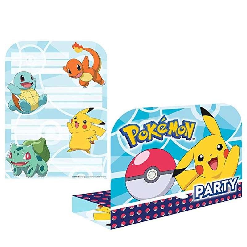 Palloncino Foil Irpot Kit n.10 Coordinato Compleanno Pokemon 