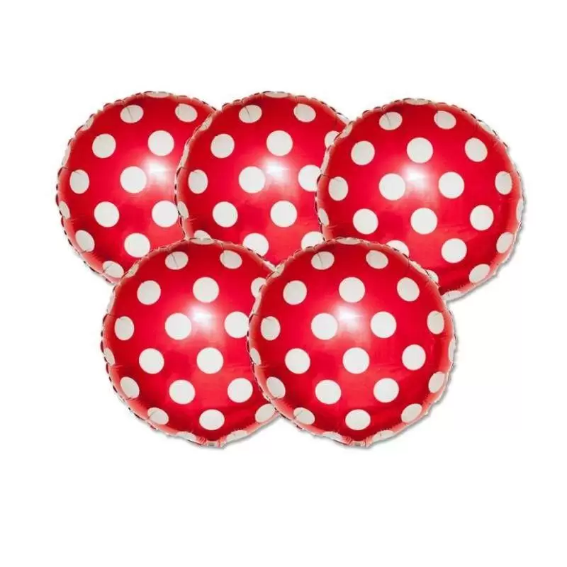 FOIL TONDI A POIS 1 PEZZO