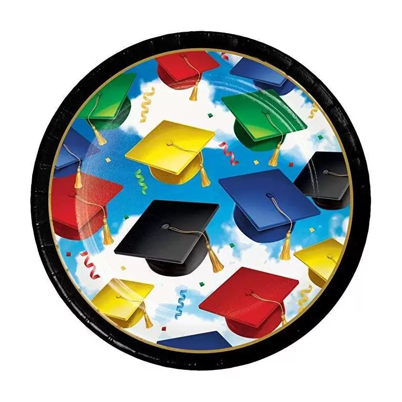 Piattini dessert laurea multicolor