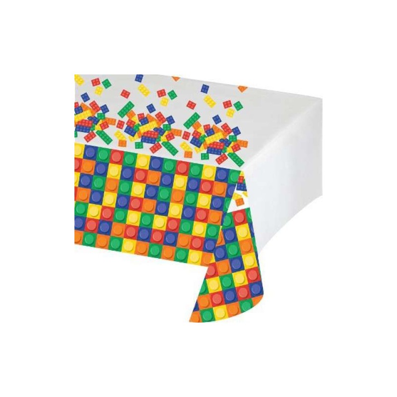 KIT N.72 LEGO - COORDINATO TAVOLA CON FESTA DI CARTA BLOCK PARTY