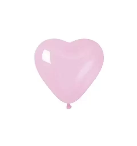 PALLONCINI CUORE ROSA - 5 PEZZI