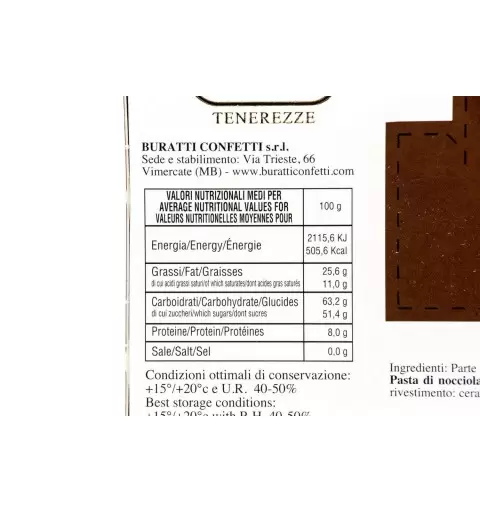 Confetti Nut cream gianduia - 1 kg