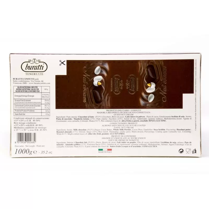 Confetti Nut cream gianduia - 1 kg