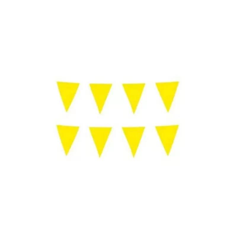 FESTONE BANDIERINE GIALLO 10 MT 529375