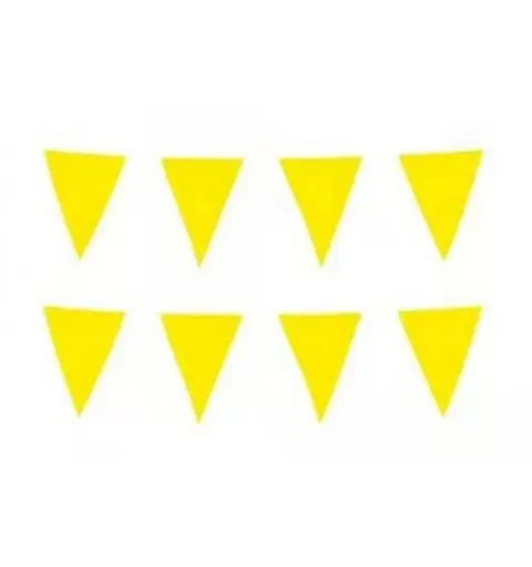 FESTONE BANDIERINE GIALLO 10 MT 529375