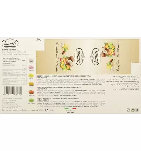 Confetti Buratti tenerezze frutta